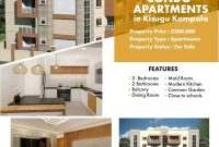 3 Bedrooms Condominium Apartments For Sale In Muyenga Kisugu $200,000