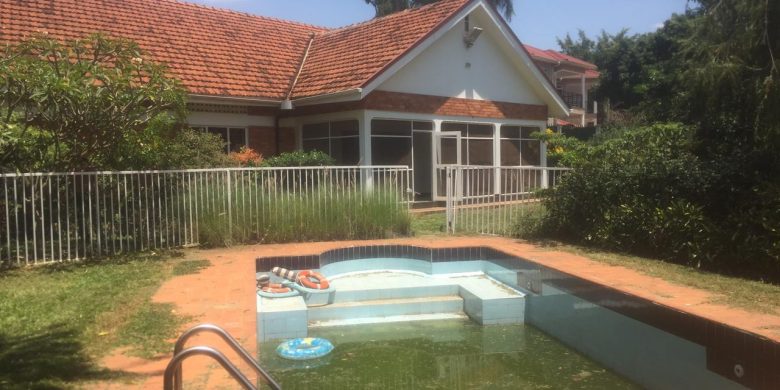 4 Bedrooms House For Rent In Muyenga With A Swimming Pool $3,500 Monthly